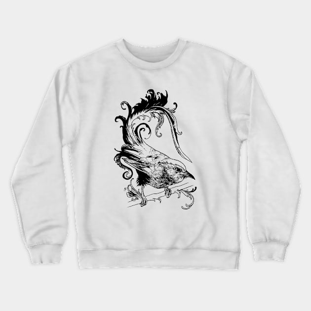 Bird Crewneck Sweatshirt by rottenfantom